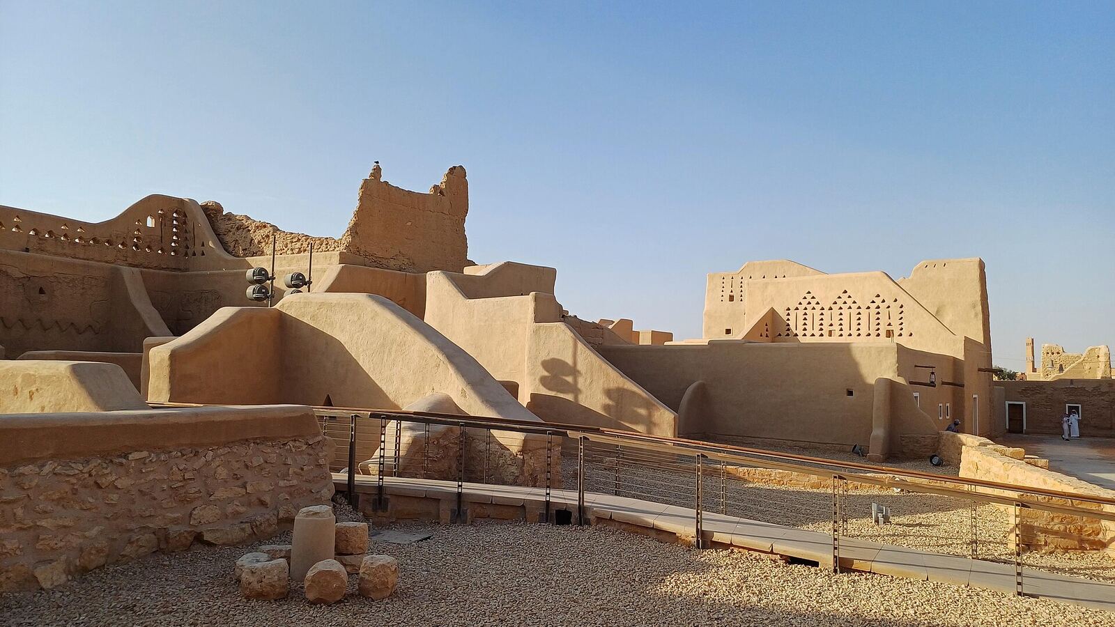 Lemen gebouwen van At-Turaif in Diriyah, UNESCO-werelderfgoed