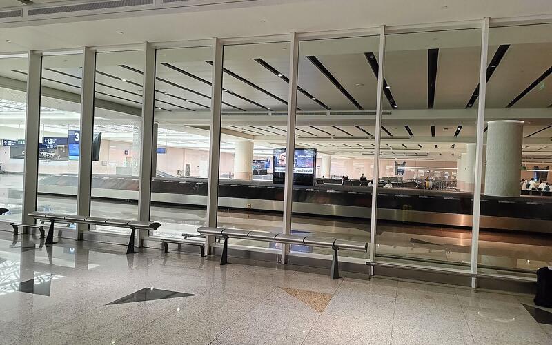 Aankomsthal van de luchthaven van Jeddah