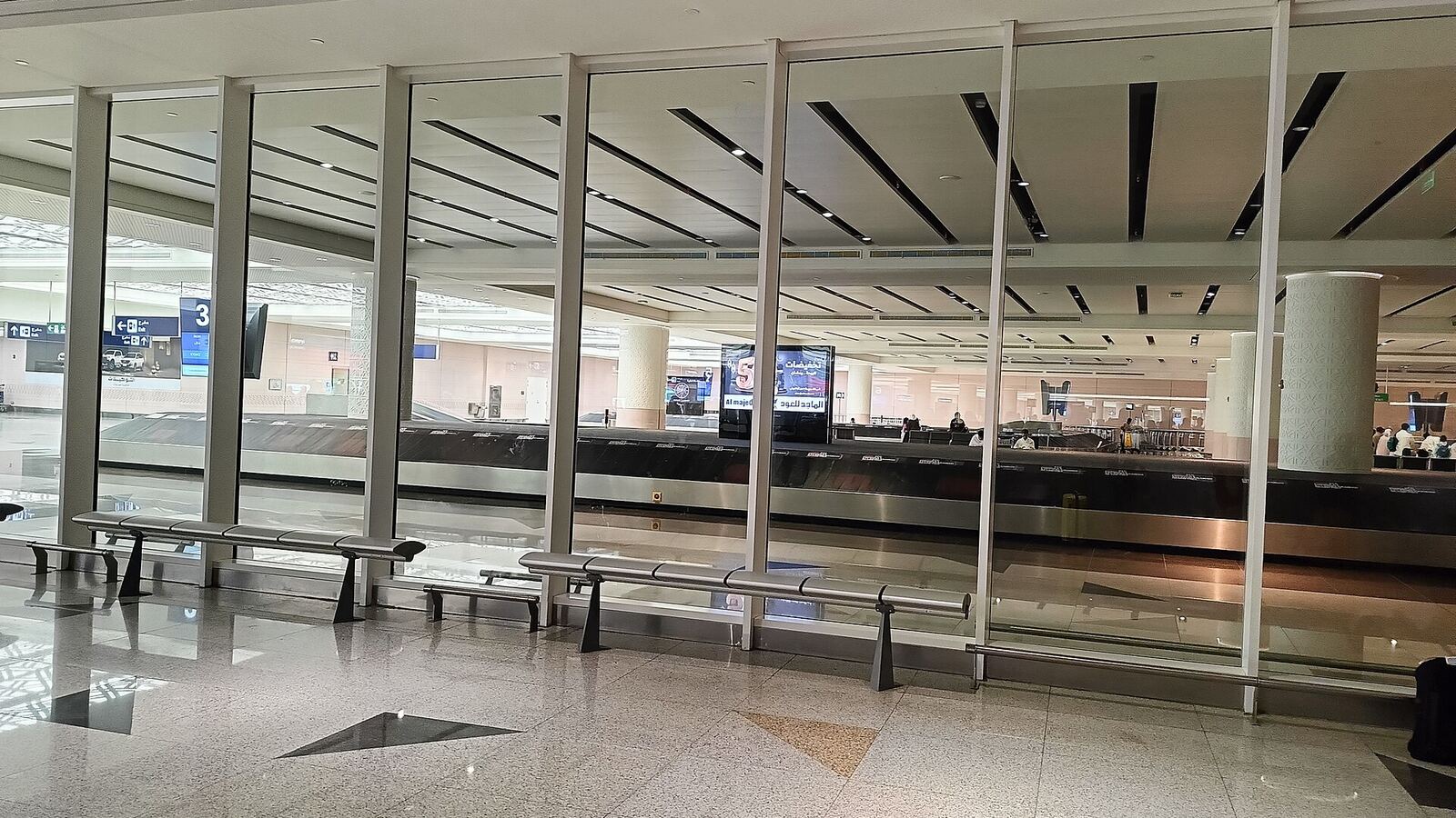 Aankomsthal van de luchthaven van Jeddah